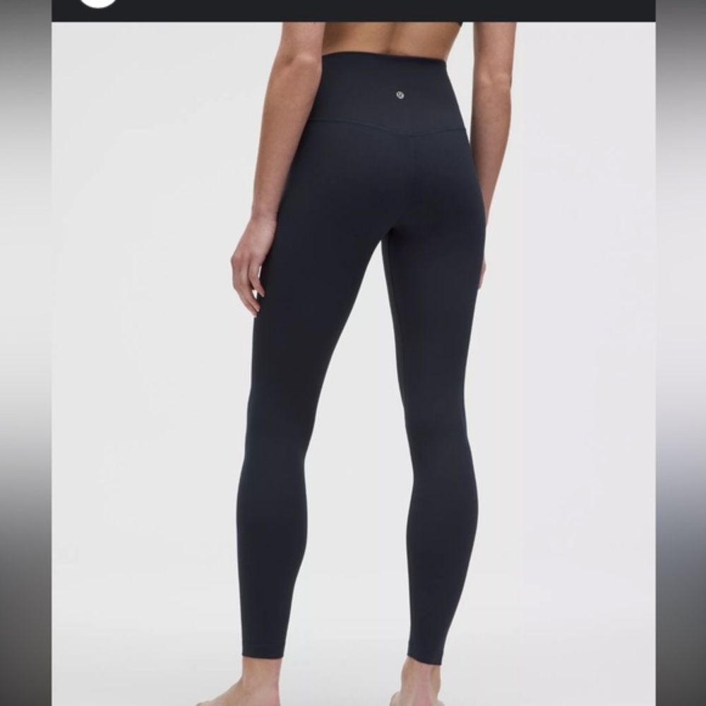 Lululemon Align High-Rise Pant 25" inseam Black Granite Size 6